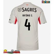 Camisa de Futebol Benfica Antonio Silva #4 Equipamento Secundário 2025-26 Manga Curta